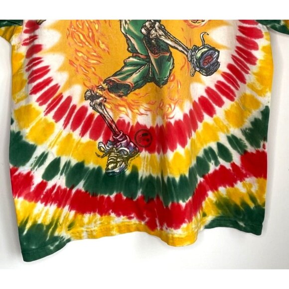 Vintage 90s 1996 Grateful Dead Olympics Lithuania Blue Spectrum T-Shirt Mens XL - Picture 6 of 11